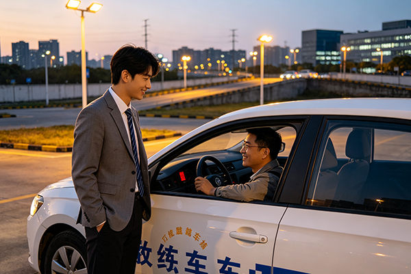上班族两个月顺利拿证，弹性晚班练车太适合打工人