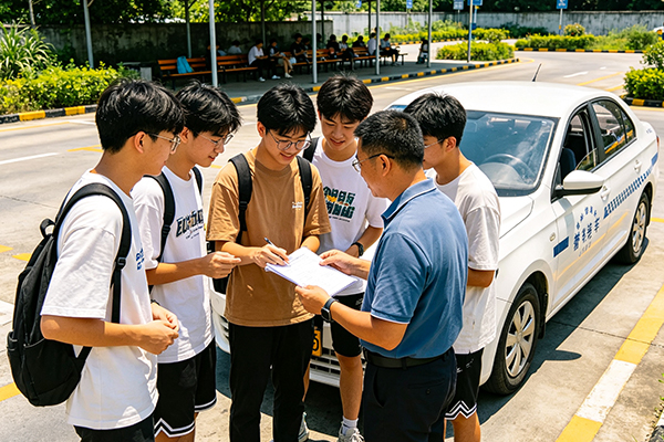 大学生暑期集中练车，零基础一把通关全部科目